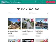 Tablet Screenshot of novaformatoboaguas.com.br